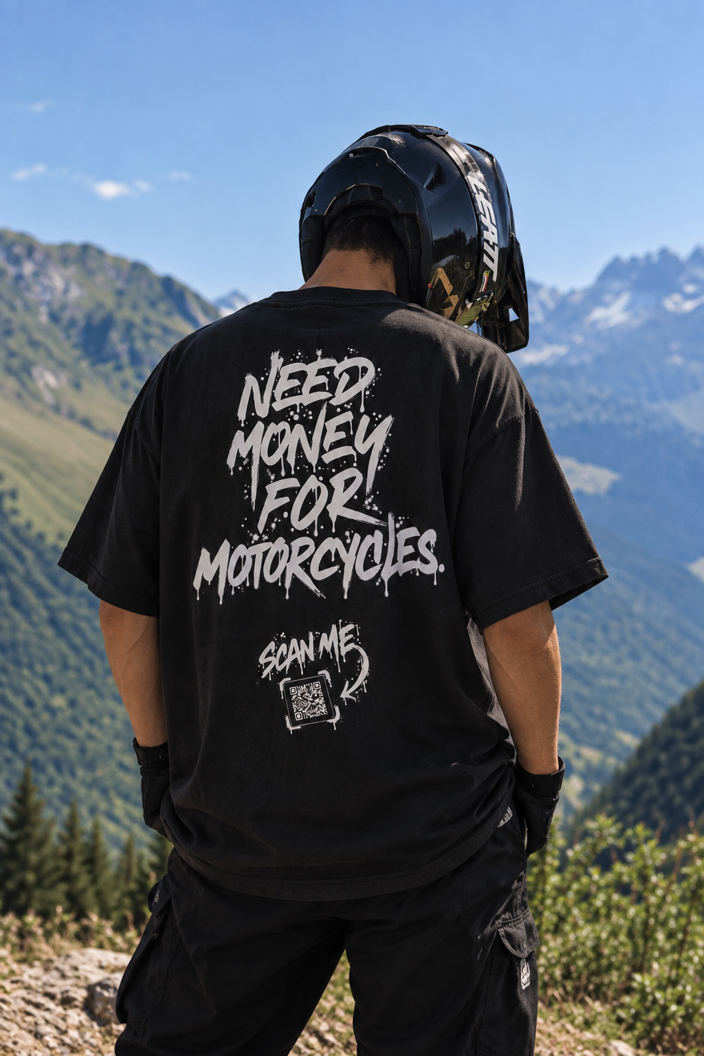 T-Shirt Need Money for motorcycles