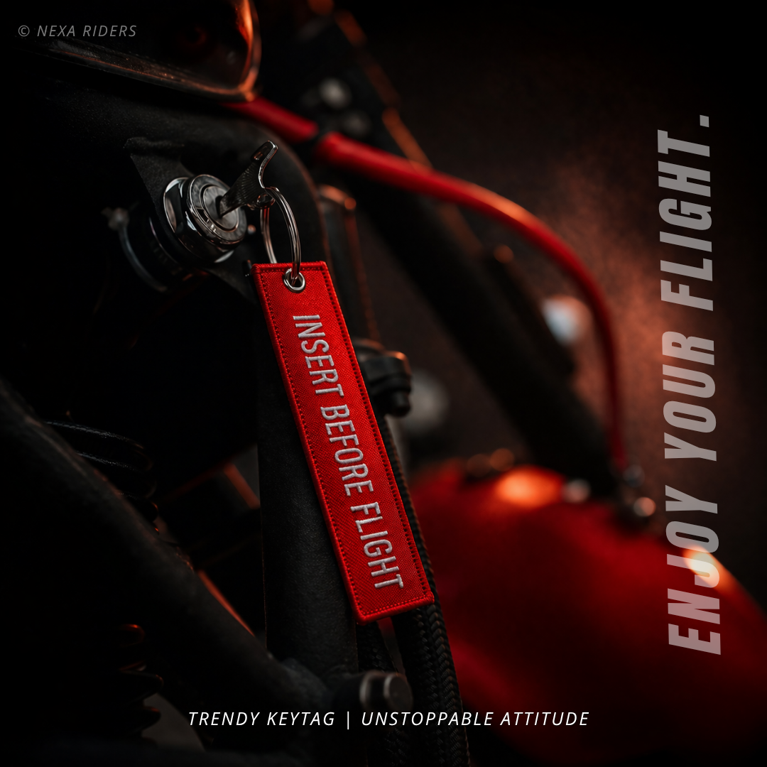 "insert before flight" Porta chaves