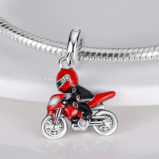 P6- Pendente Motociclista Vermelho